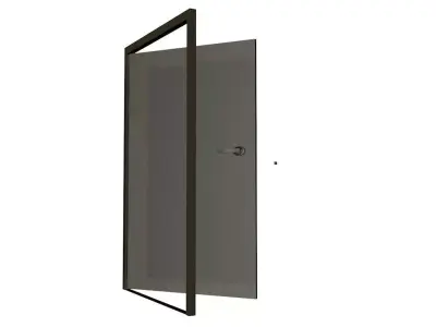Steel Door Model 3D model