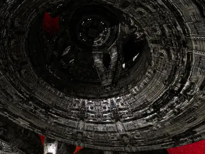 3DRT - Norad Space Stations - Voxis Low-poly 3D model