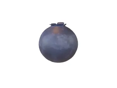 Blueberry v1 002 Low-poly 3D model
