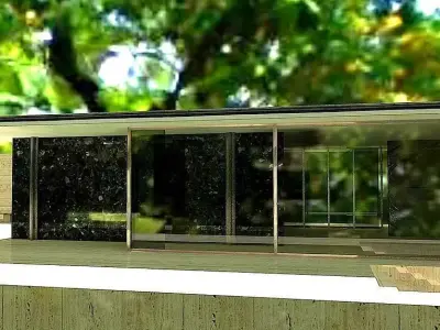 Pabellon de Barcelona 3D model