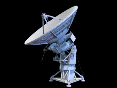 Radio Telescope 3D model