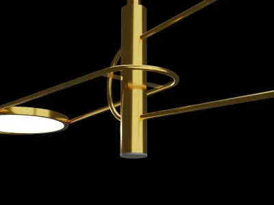 Lamp for interior 001 3D model