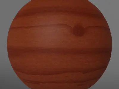 Seamless PBR Wood - Cherry Redbrown Light 002 Texture