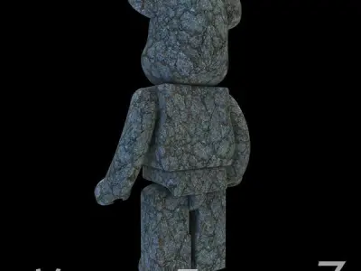 Stone Bear Brick 3D model