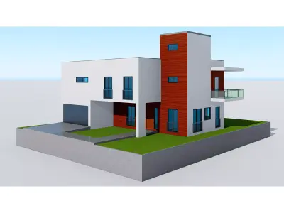 Modern House 16 3D model