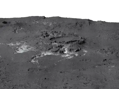 MARS VR - Light-Toned Deposits in Ladon Valles Basin 3D model