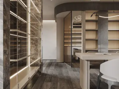 apartment interior scenes   3D model 5