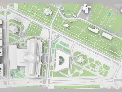 The Grand Palace France 3D model