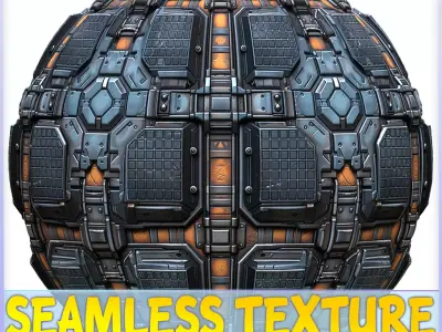 Sci-FI Seamless Texture Texture 21