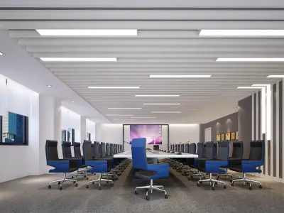 Room Company Modern Meeting 3D model