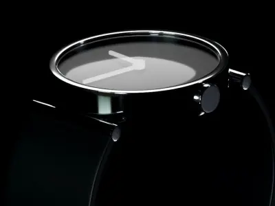 Wrist watch Low-poly 3D model