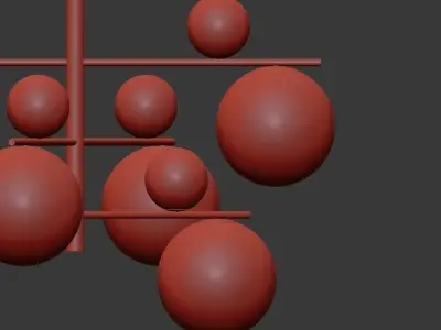 DOMINGO skelly chandelier 3D model