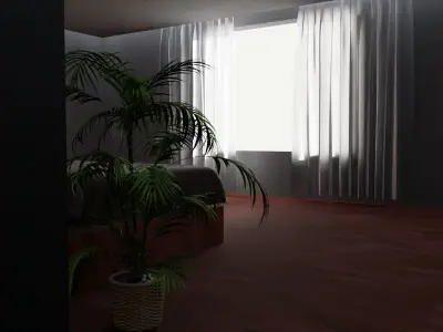 Bedroom Interior - Blender - Cycles X Render 3D model