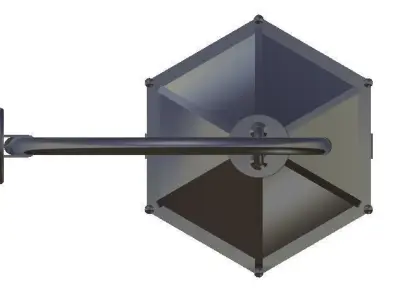 Suspended lantern 3D model