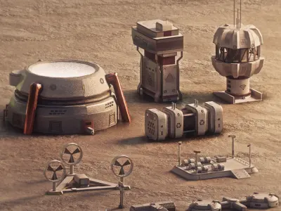 Space expansion kit  3D Model Pack