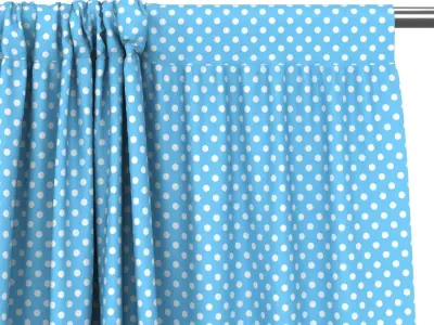 Detailed Curtain 3D model