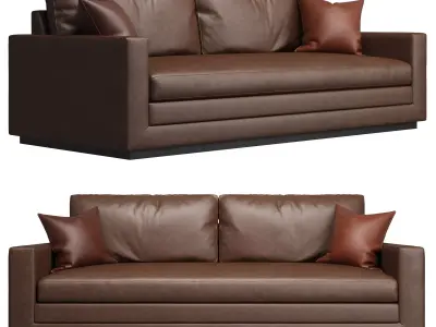 Wesley Hall - Dapper Sofa - Leather 3D model