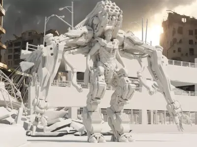 ArachnoMech Exo-Unit 3D model