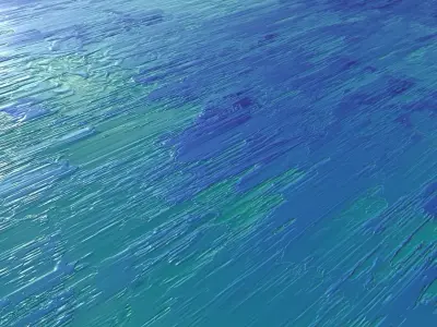 Dried Paint PBR Material 4K Texture