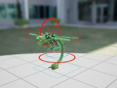 Alien Bug Game Ready UE5 Low-poly 3D model