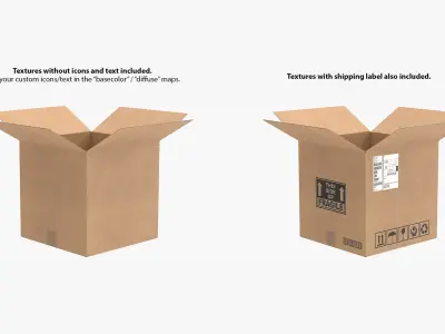  Cardboard Box Bundle Collection 