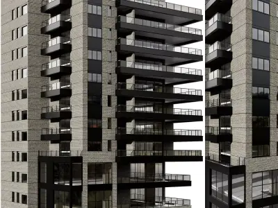 RESIDENTIAL BUILDING NO77 A 3D model