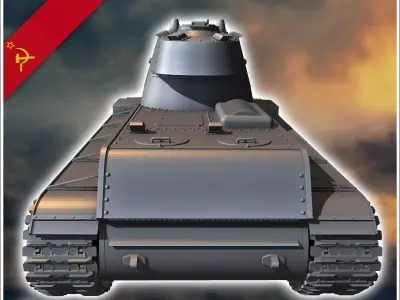 SMK late - Soviet army WW2 Second World East front Ostfront RPG  3D print model