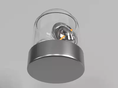 Warning Light PBR 2 Low-poly 3D model