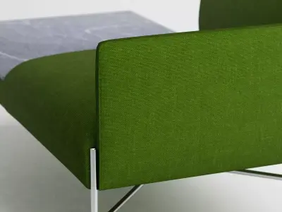 Armchair Set lounge chair with top 3D model