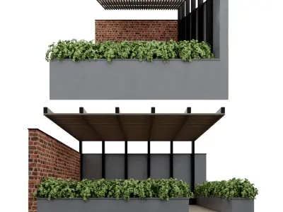 Pergola 02 3D model