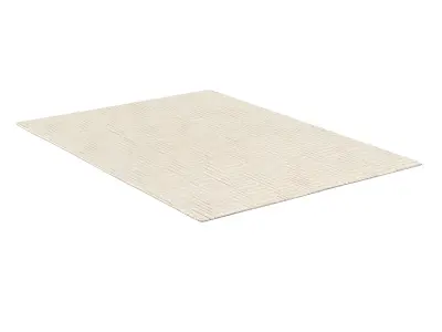 CHARA HAND-KNOTTED WOOL RUG 3D model