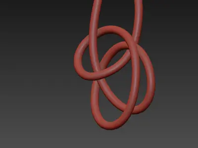 Wavelength Solo Quartz Small by Luke Lamp Co 3D model