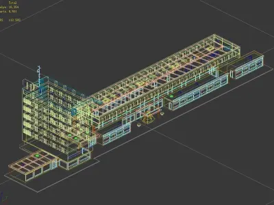 Heterogeneous - Architecture - Building 06 3D model