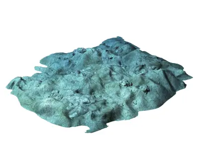 Crystal Palace - Moon Ground 01 3D model