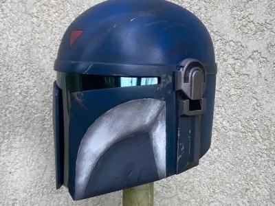 THE MANDALORIAN HELMET CUSTOM 3D print model