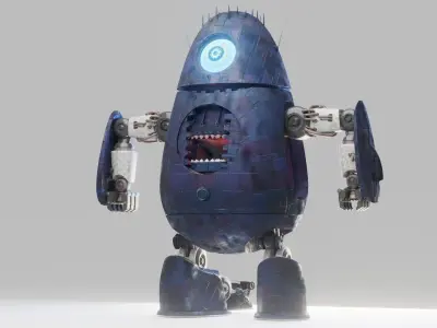 Alien Probe from Monsters Vs Aliens 3D model