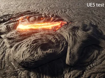 lava rock 3D model