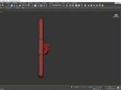 AGNES1 WALL BIG Low-poly 3D model