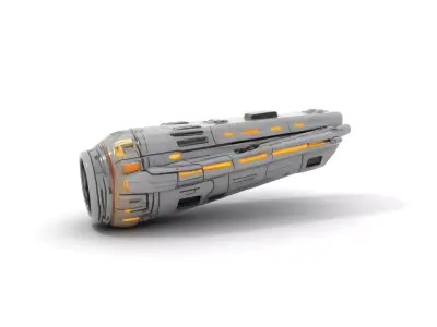 Futuristic SciFi Device model pack Low-poly 3D model purchase