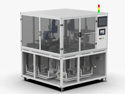 Automatic Mobile Phone LED Assembly Dispensing Testing Equipment 3D model