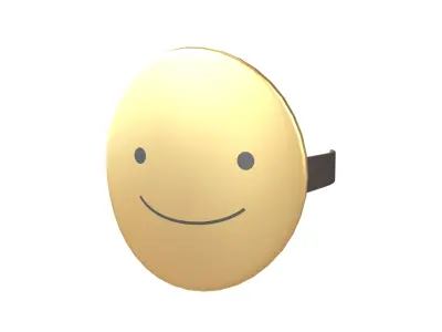 Smile Mask v1 004 Low-poly 3D model