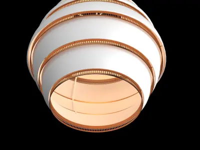 Pendant Lamp ARTEK  A331 Beehive 3D model