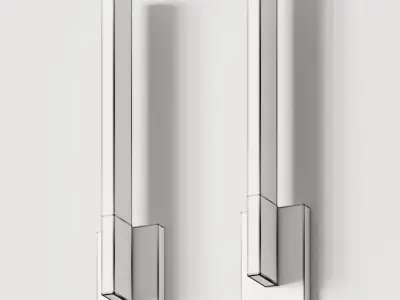 West Elm Thin Modern Sconce 3D model