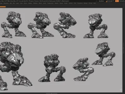 robot battle a06 3d print model 3D print model