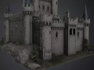 the castle of horror and doom 3D model