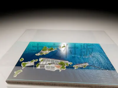 Shanghai Yangshan Container Shipping Terminal 3D model