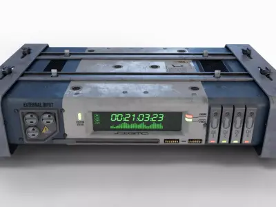 SCIFI Device 003 Low-poly 3D model