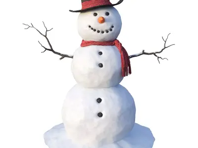 Snowman 3D model