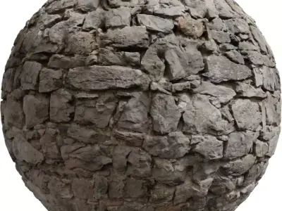 Rubble Masonry Castle Wall  Texture
