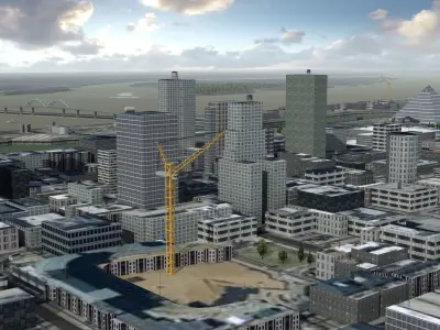 Memphis Tennessee USA 3D model